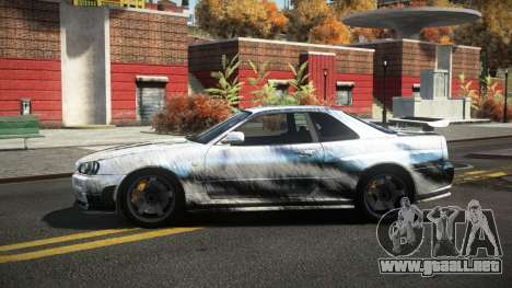 Nissan Skyline R34 Dezro S11 para GTA 4