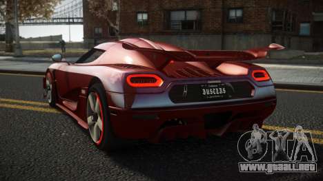 Koenigsegg Agera One Toshimy para GTA 4