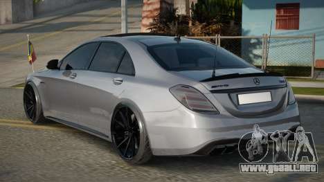 Mercedes-Benz S63 AMG W222 V2.1 para GTA San Andreas