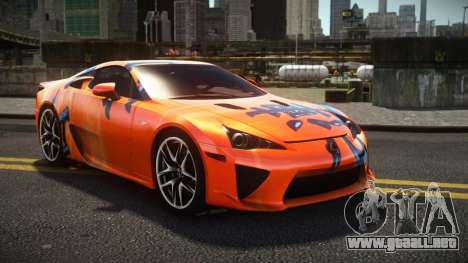 Lexus LFA Fibuna S11 para GTA 4