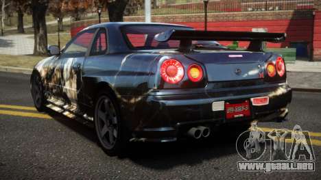 Nissan Skyline R34 Dezro S7 para GTA 4