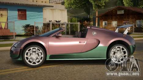 Bugatti Veyron Roadster para GTA San Andreas
