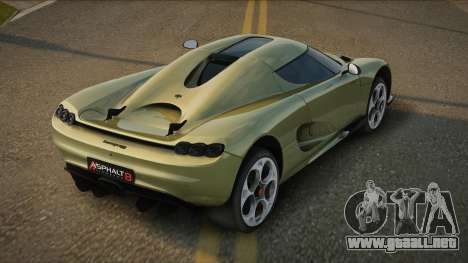 Koenigsegg CC850 Z-Sport para GTA San Andreas