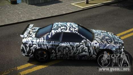 Nissan Skyline R34 Dezro S3 para GTA 4