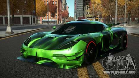 Koenigsegg Agera One Toshimy S8 para GTA 4