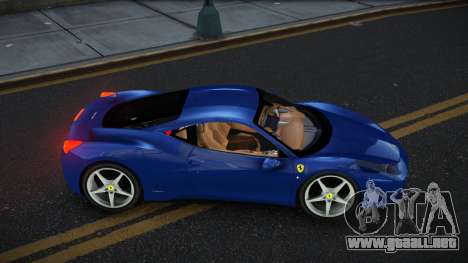 Ferrari 458 Kladsa para GTA 4