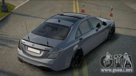 Mercedes-Benz S63 AMG W222 V2.1 para GTA San Andreas