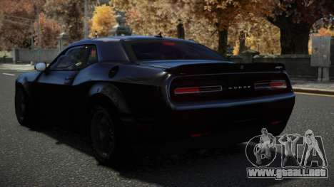 Dodge Challenger SRT Demon 2015 para GTA 4