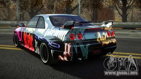 Nissan Skyline R33 Fahuz S4 para GTA 4