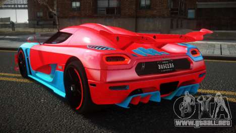Koenigsegg Agera One Toshimy S3 para GTA 4