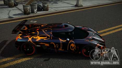 Koenigsegg Agera One Toshimy S14 para GTA 4