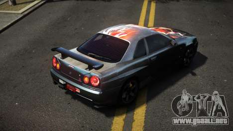 Nissan Skyline R34 Dezro S14 para GTA 4