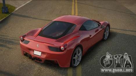 Ferrari 458 Italia Secrom para GTA San Andreas