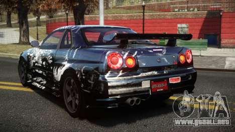 Nissan Skyline R34 Dezro S13 para GTA 4