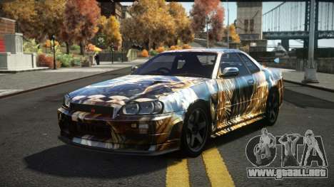 Nissan Skyline R34 Dezro S10 para GTA 4