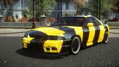 Nissan Skyline R33 Hikoshi S12 para GTA 4