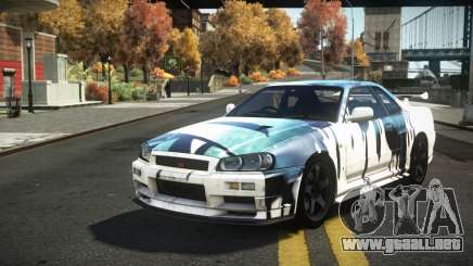Nissan Skyline R34 Dezro S5 para GTA 4