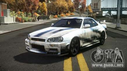 Nissan Skyline R34 Dezro S11 para GTA 4