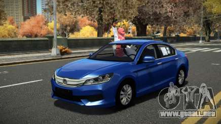 Honda Accord 2017 with Arab Passengers para GTA 4