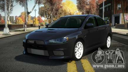 Mitsubishi Lancer Evo X Ulisapo para GTA 4