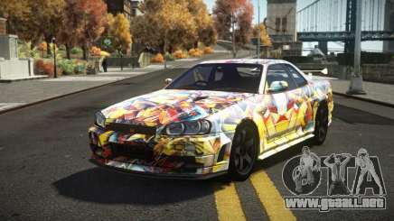 Nissan Skyline R34 Dezro S1 para GTA 4
