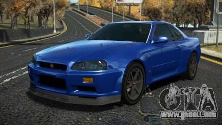 Nissan Skyline R34 Daxey para GTA 4
