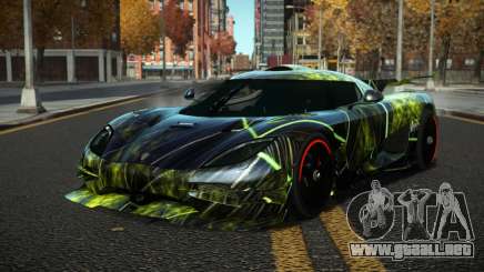 Koenigsegg Agera One Toshimy S12 para GTA 4