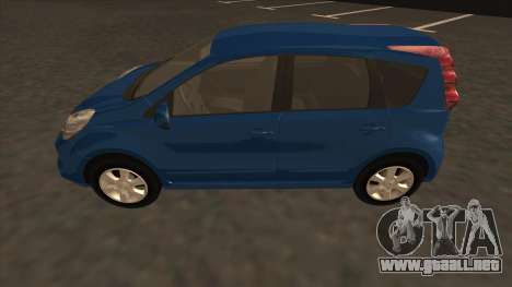 Nissan Note 2011 [IVF] para GTA San Andreas