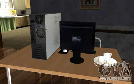 Ordenador en la casa Cj para GTA San Andreas