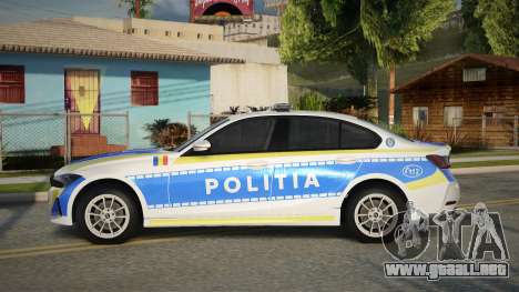 BMW 320i Romanian Police para GTA San Andreas