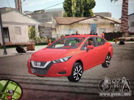 Nissan Versa 2022 para GTA San Andreas