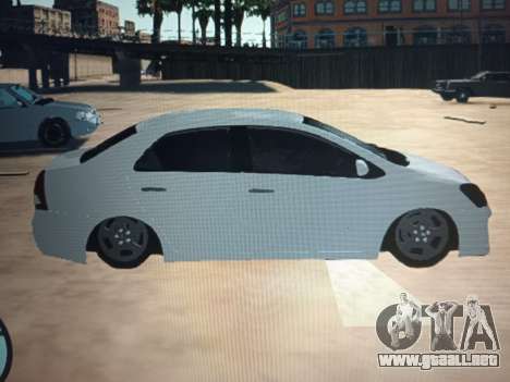 Toyota Etios Sedan (al piso) para GTA San Andreas