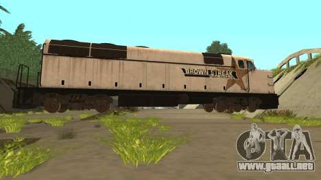Tren de racha marrón v1.8.1 para GTA San Andreas