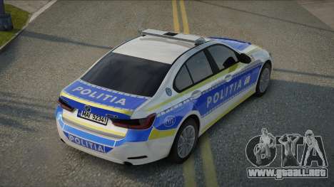 BMW 320i Romanian Police para GTA San Andreas