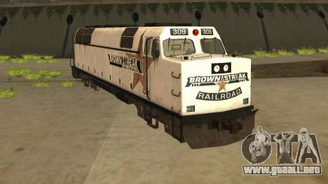 Tren de racha marrón v1.8.1 para GTA San Andreas