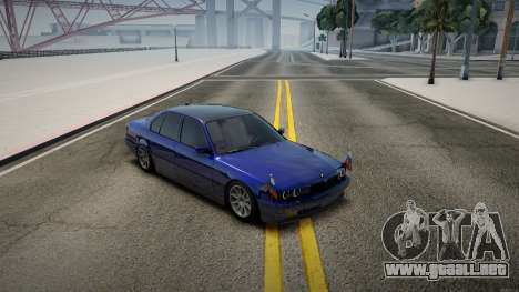 Bmw E38 Subwoofer para GTA San Andreas
