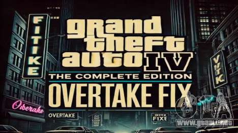IV CE OvertakeFix V3 para GTA 4