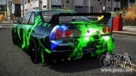 Nissan Skyline R33 Ferzo S8 para GTA 4
