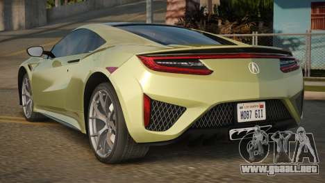Acura NSX DTR para GTA San Andreas