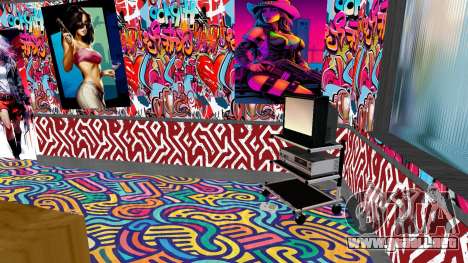 Interior de la casa femenina para GTA San Andreas