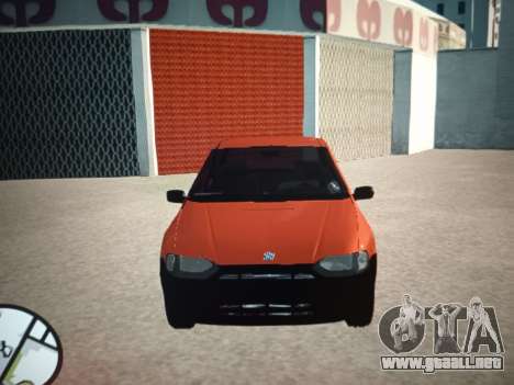 Fiat Siena 1997 (llantas negras) para GTA San Andreas