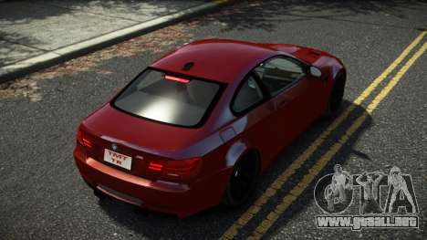 BMW M3 E92 Vurfac para GTA 4