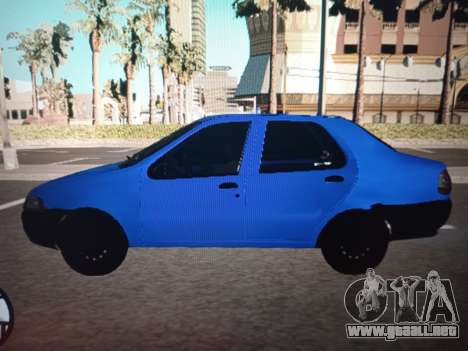 Fiat Siena 1997 (llantas negras) para GTA San Andreas