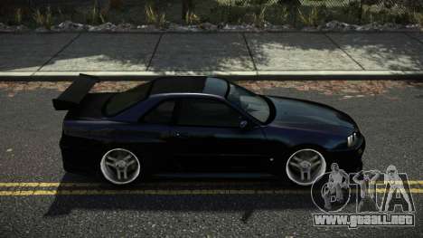 Nissan Skyline R34 Tuhina para GTA 4