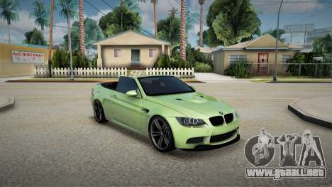 Bmw E93 335 sin lavado de cara para GTA San Andreas