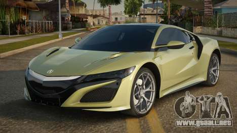 Acura NSX DTR para GTA San Andreas