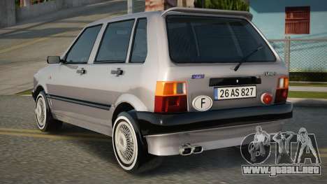 Fiat Uno 70S Etiket para GTA San Andreas