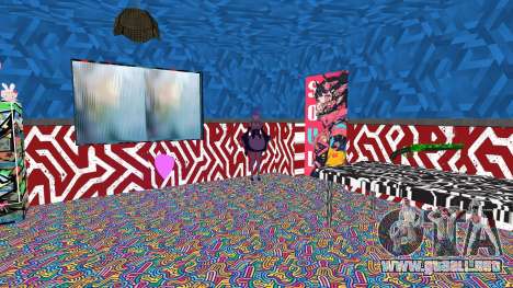Interior de la casa femenina para GTA San Andreas