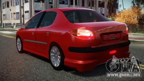 Peugeot 206 Elehun para GTA 4