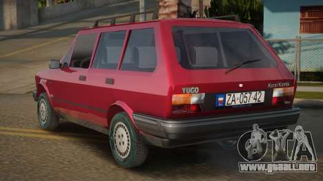 Yugo Koral Wagon para GTA San Andreas